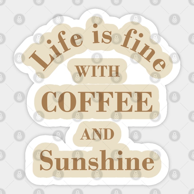 cute funny sayings about coffee Sticker by omitay